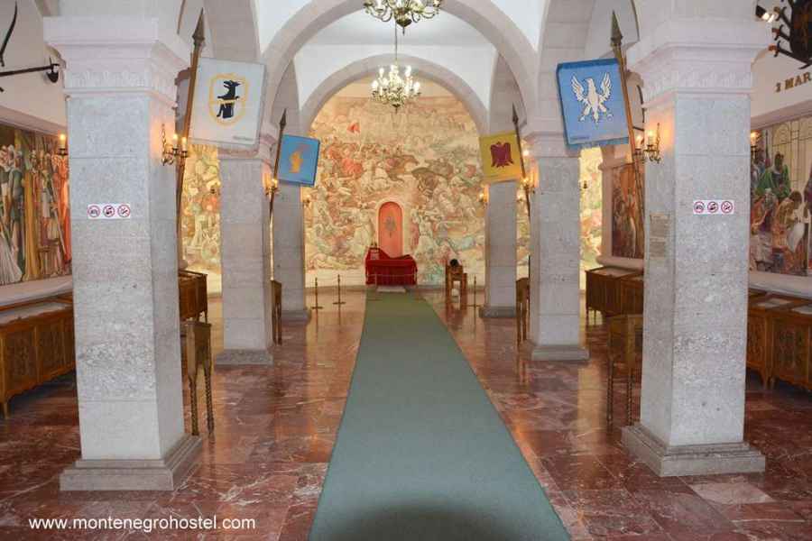 the medieval part of the museum in Kruje