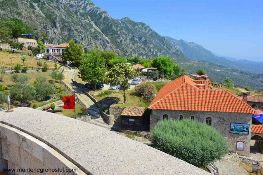 View of Mt. Kruje from the Museum