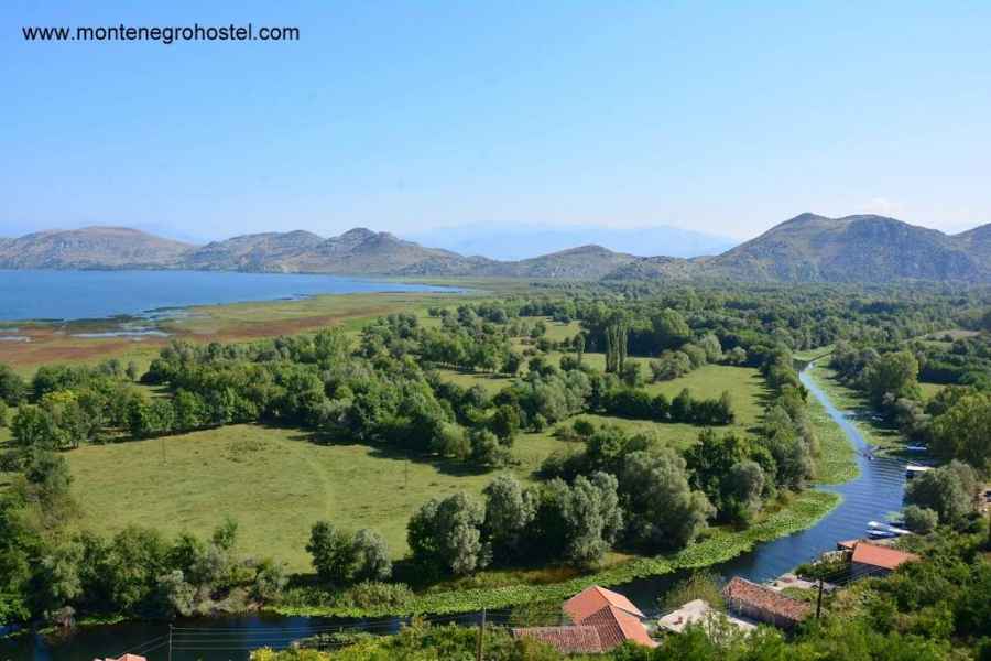 View of Skadar Lake from the hill Zabljak Crnojevica JPG