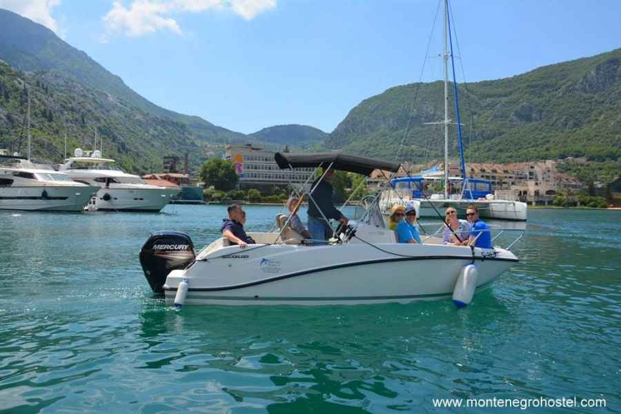 departure from the port of Kotor