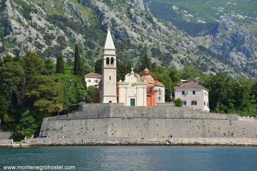 The church of St. Eustachius in Kotor
