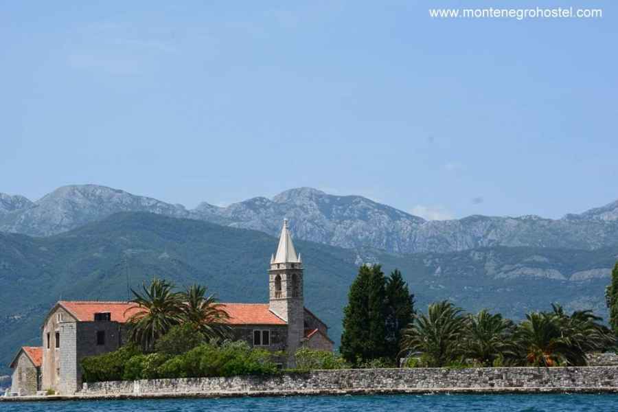 Our Lady of Mercy church in Tivat Bay