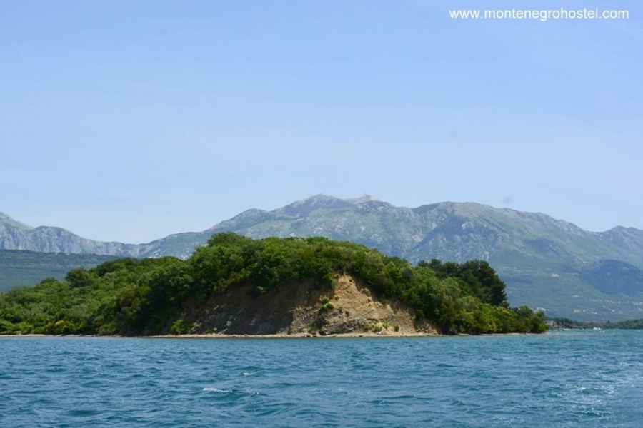 St. Marko island in Tivat Bay