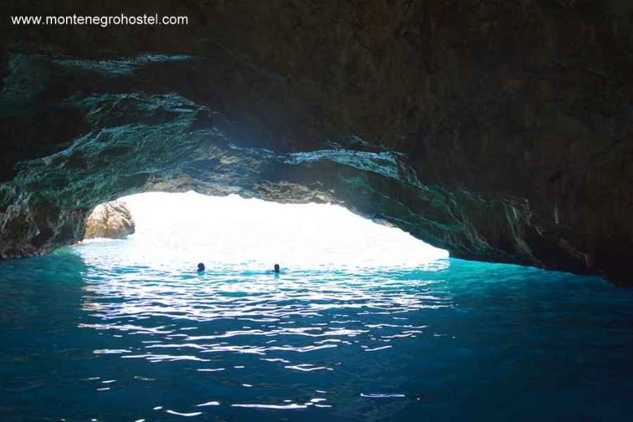 The Blue Cave in Lustica