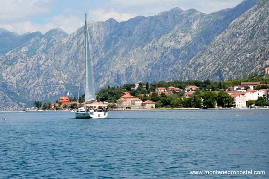 Sailing in Kotor Bay