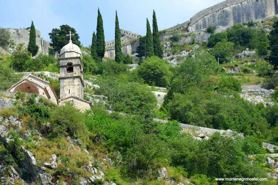 The fortress of St. John in Kotor