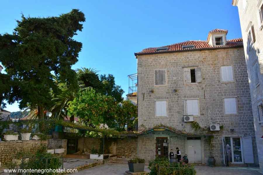 Traditional house in the old town of Budva