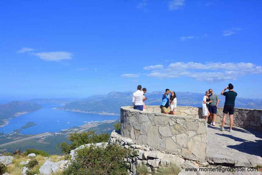 Tivat Bay viewpoint from Kuk plateau (1348 m)