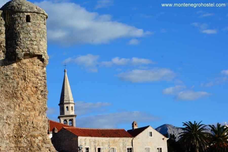 The city walls of Budva