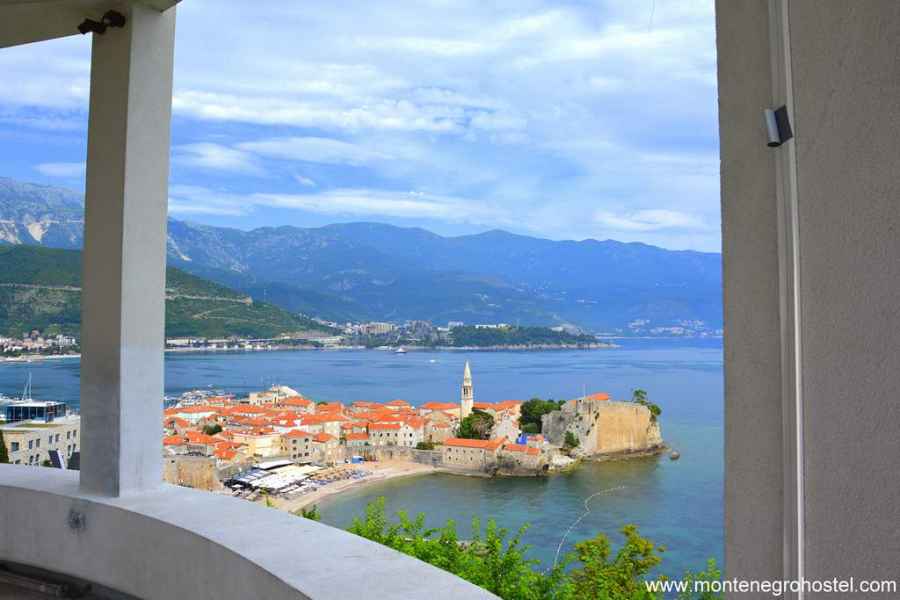 the viewpoint on Budva