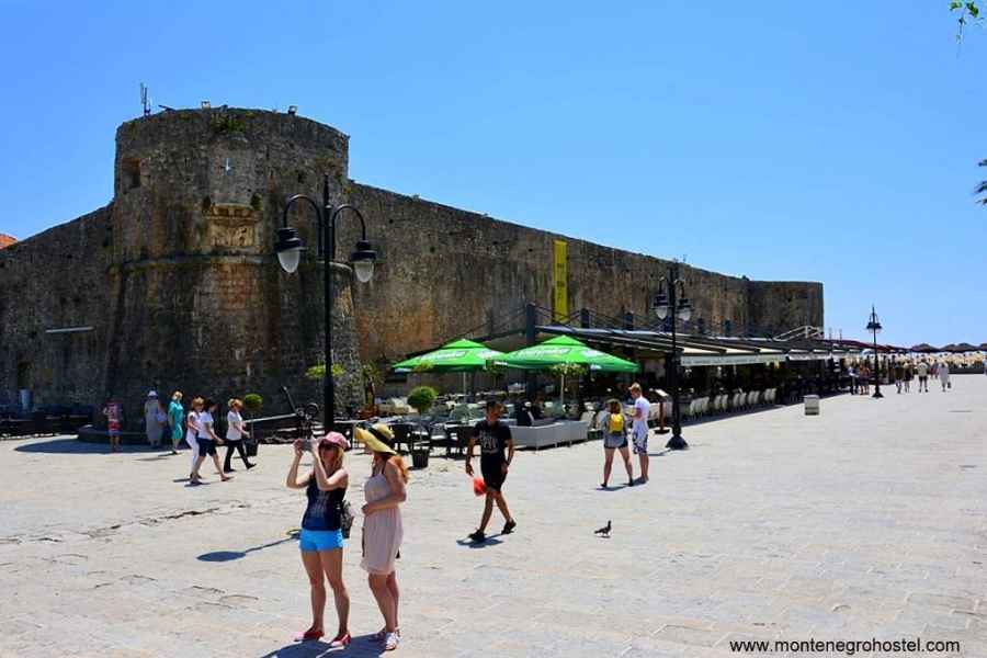 The city walls of Budva