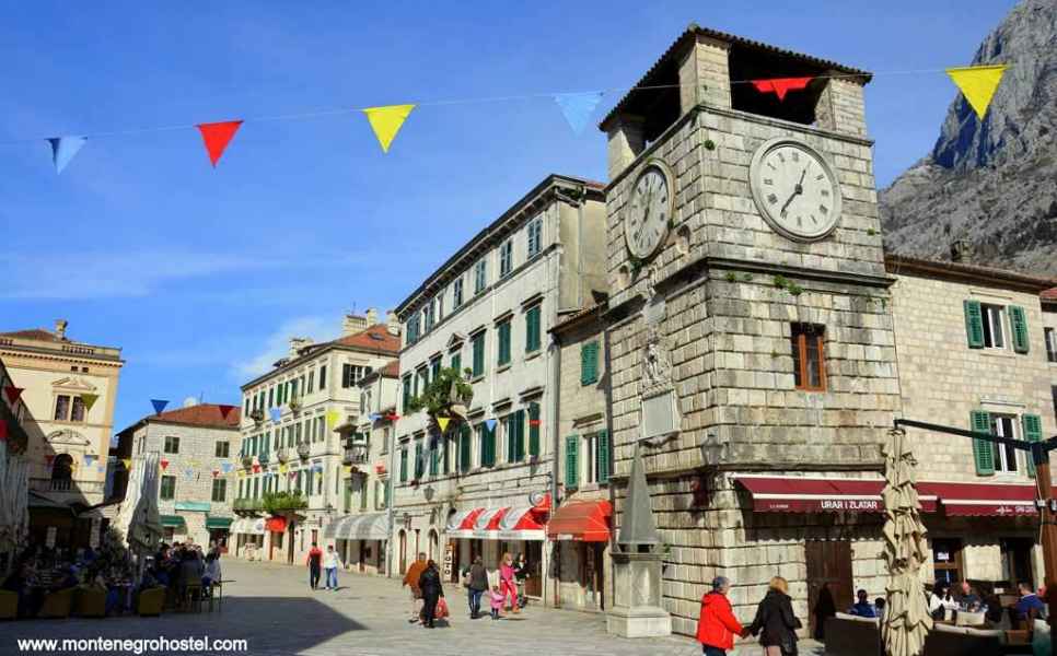 The Clock tower on the Square of Arms