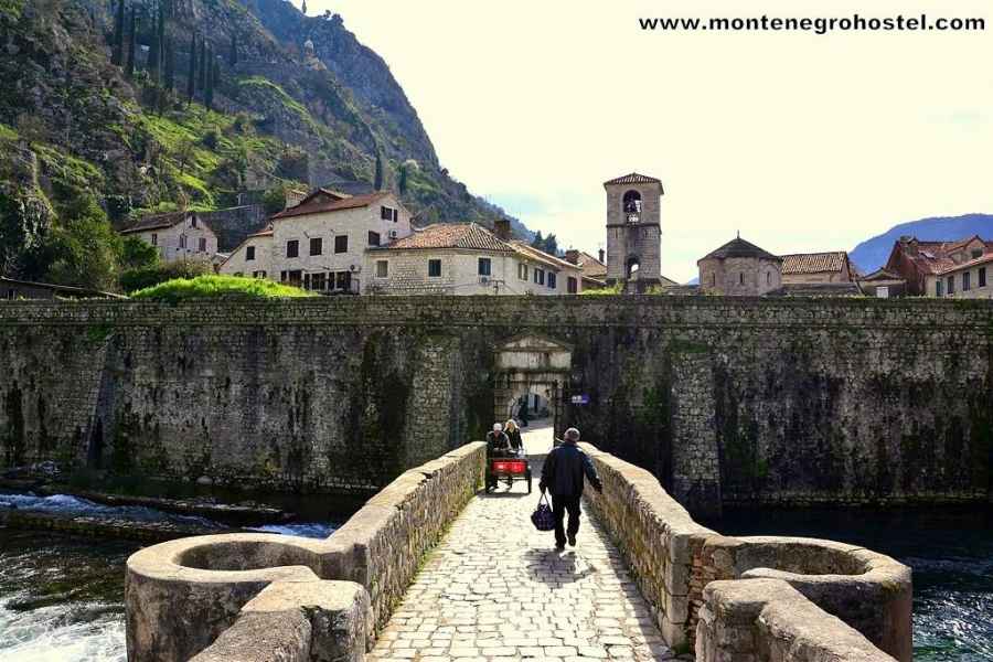 North gate with stone bridge