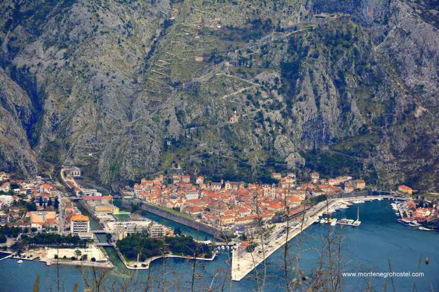 Viewpoint on Kotor from Mt. Vrmac