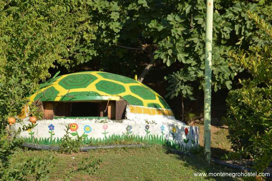 bunker next to the restaurant