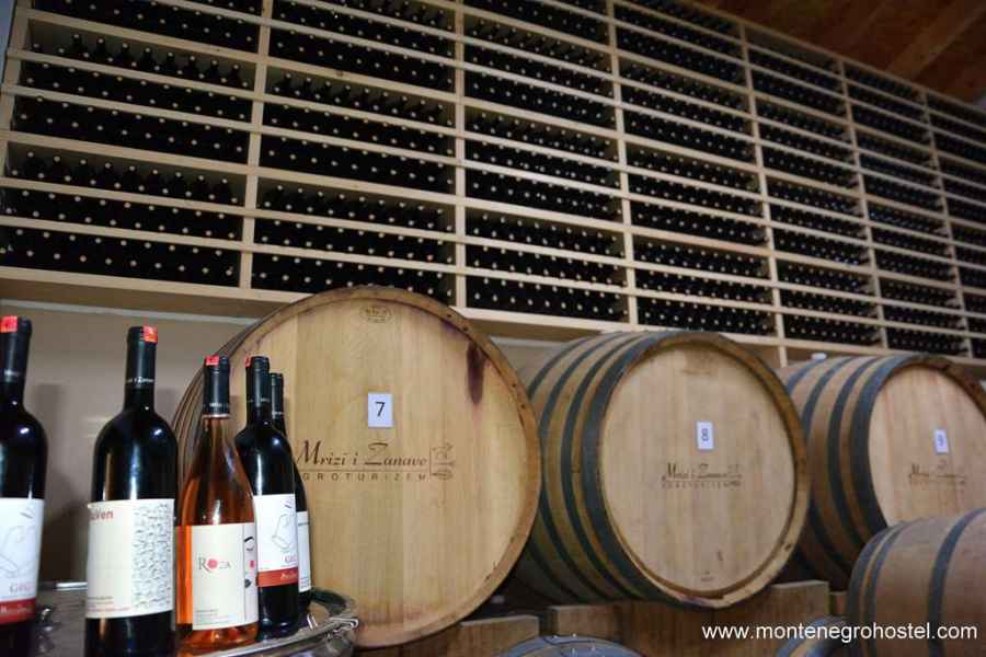 Mrizi and Zanave wine cellar
