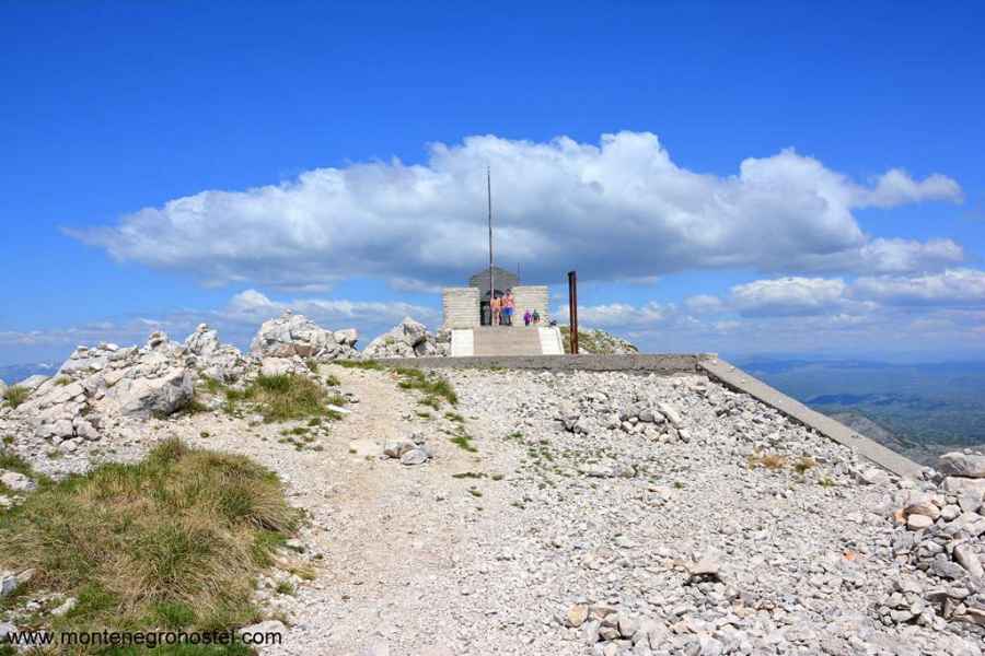 Njegos Mausoleum at 1675m of the altitude