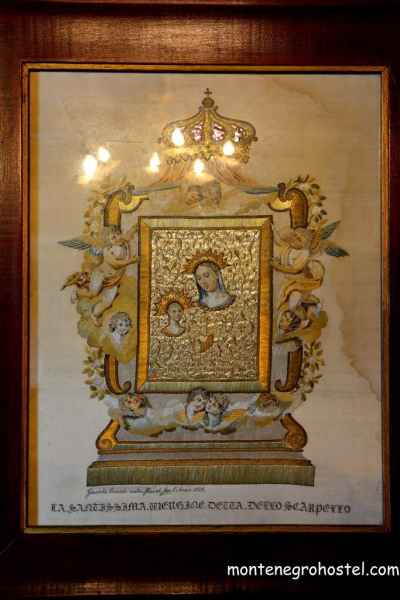 Embroidery made by Giacinta Cunich in 1828