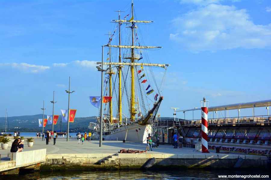 school ship Jadran in Tivat