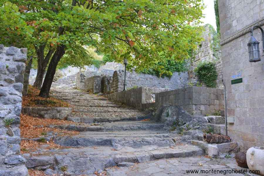 The main street in the Old Town of Bar
