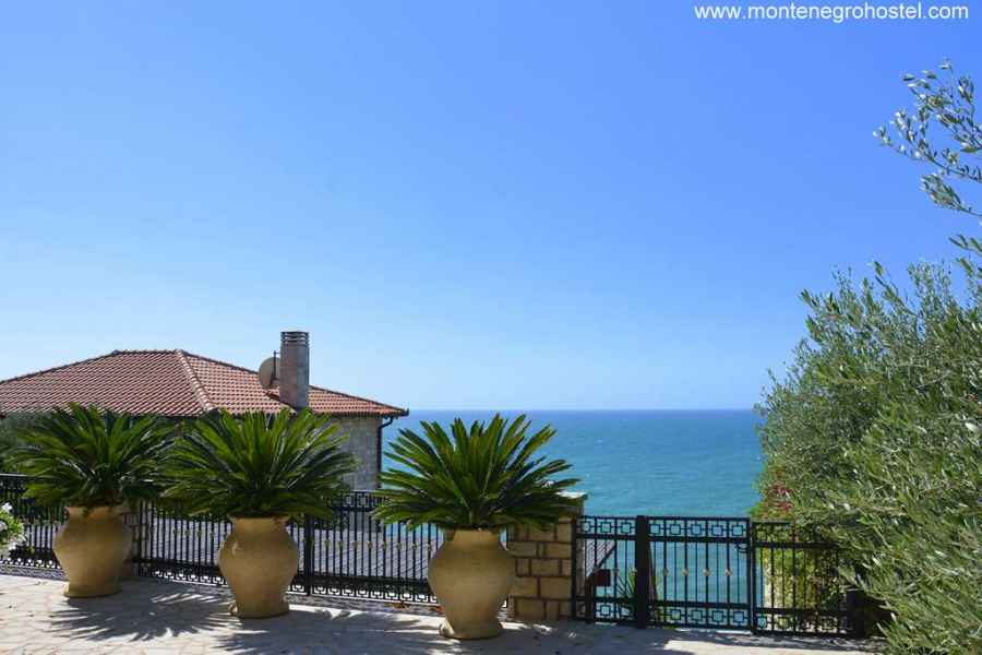 Terraces in the old town of Ulcinj