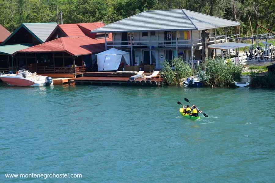 Summer houses on River Bojana